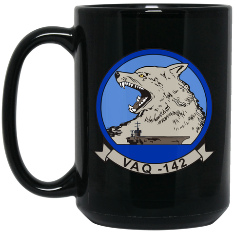 VAQ 142 1 Black Mug - 15oz