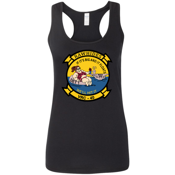 VRC 40 Det 1 2 Ladies' Softstyle Racerback Tank