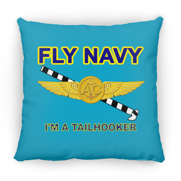 Fly Navy Tailhooker 2 Pillow - Square - 16x16