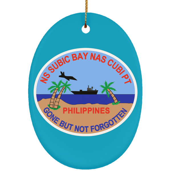 Subic Cubi Pt 08 Ornament - Oval