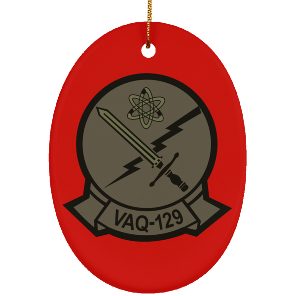 VAQ 129 4 Ornament - Oval