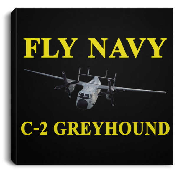 Fly Navy C-2 3 Canvas - Square .75in Frame