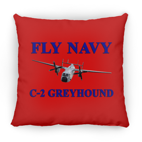 Fly Navy C-2 1 Pillow - Square - 16x16