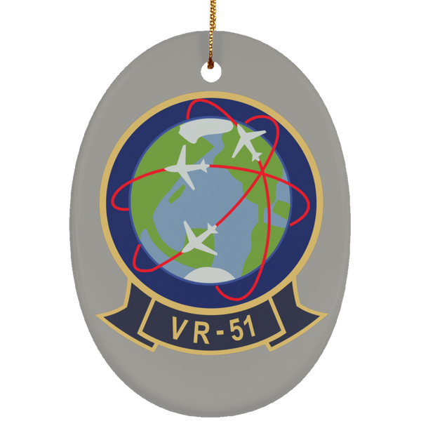 VR 51 1 Ornament Ceramic - Oval