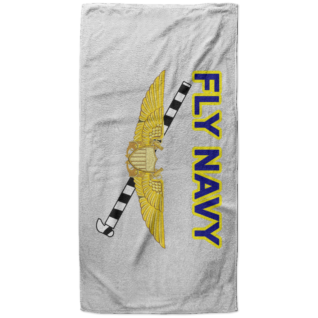 Fly Navy Tailhook 3 Beach Towel - 37x74