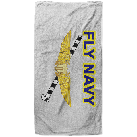 Fly Navy Tailhook 3 Beach Towel - 37x74