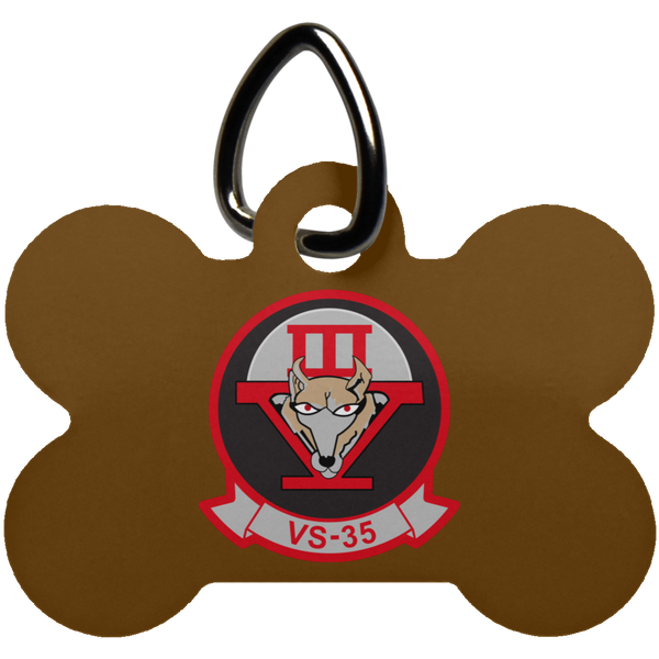 VS 35 3 Pet Tag - Dog Bone