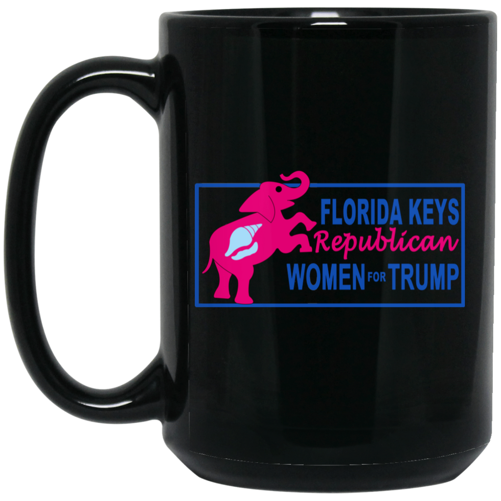 Florida Keys Black Mug - 15oz