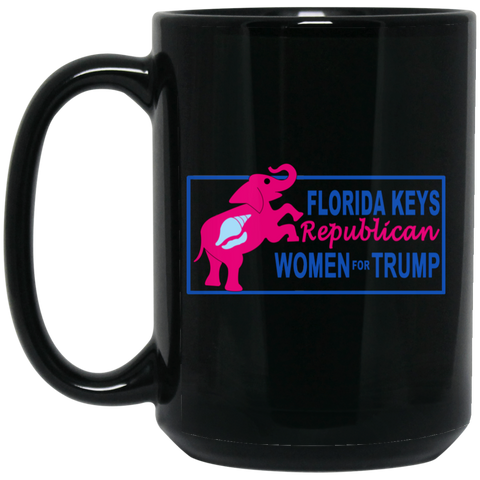 Florida Keys Black Mug - 15oz