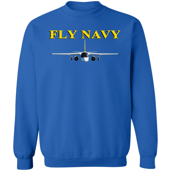 Fly Navy S-3 4 Crewneck Pullover Sweatshirt