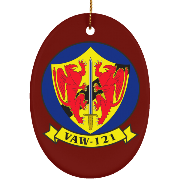 VAW 121 Ornament Ceramic - Oval