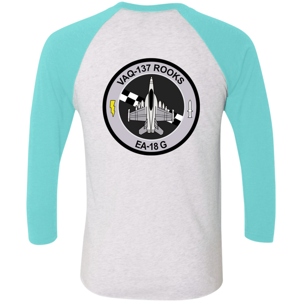 VAQ 137 5c Baseball Raglan T-Shirt