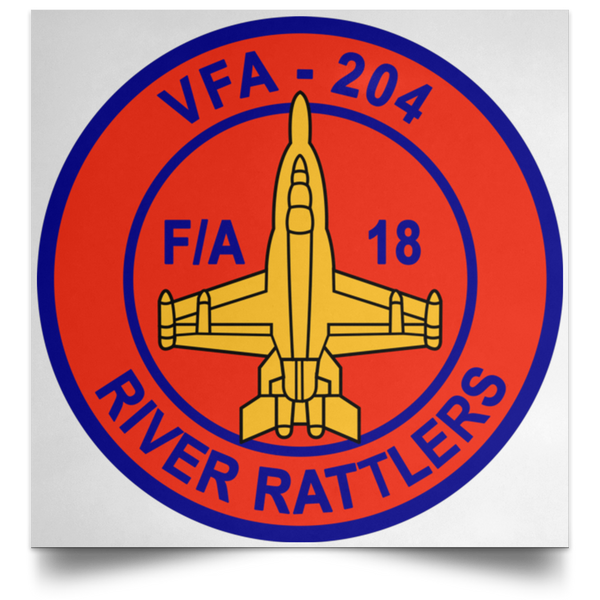 VFA 204 4 Poster - Square