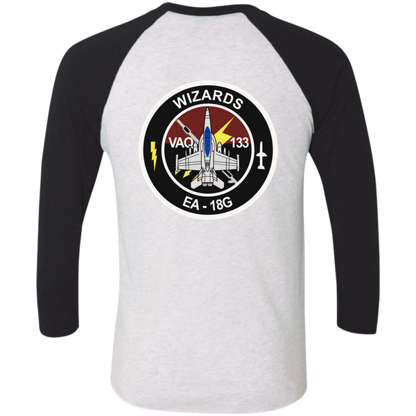 VAQ 133 6c Baseball Raglan T-Shirt