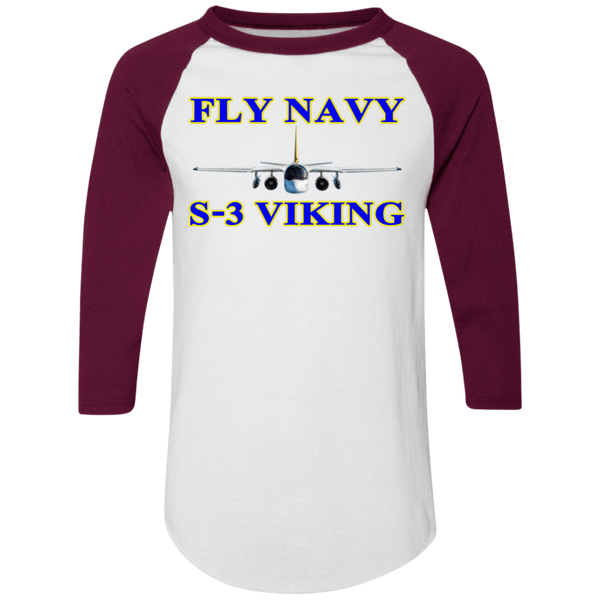 Fly Navy S-3 1 Colorblock Raglan Jersey