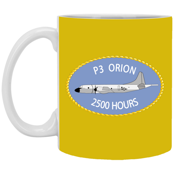 P-3 Orion 9 2500 White Mug - 11oz