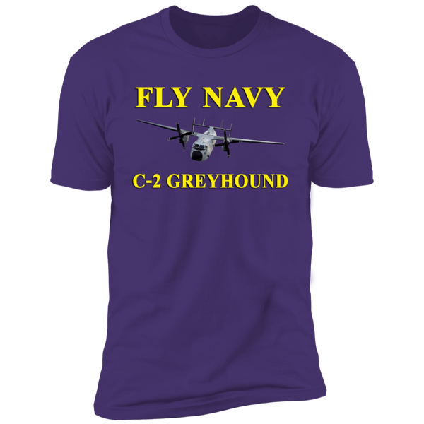 Fly Navy C-2 3 Premium Short Sleeve T-Shirt