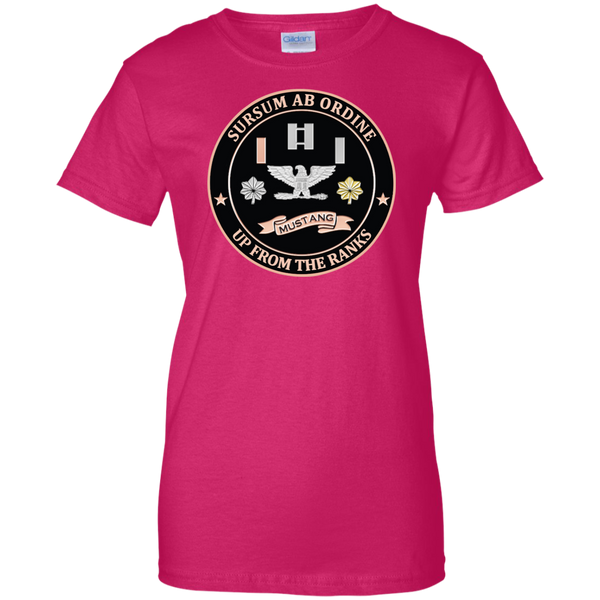 Up From The Ranks Ladies Custom Cotton T-Shirt