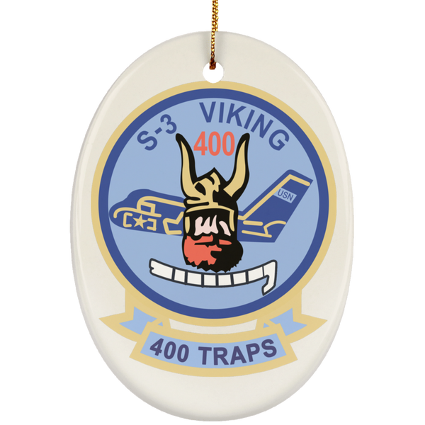 S-3 Viking 6 Ornament - Oval