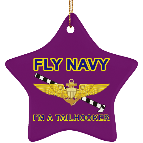 Fly Navy Tailhooker Ornament - Star