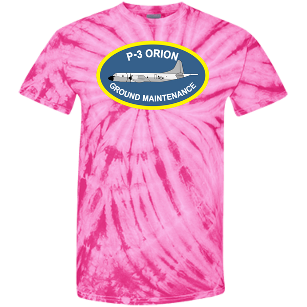 P-3 Orion 4 Ground Maint Cotton Tie Dye T-Shirt