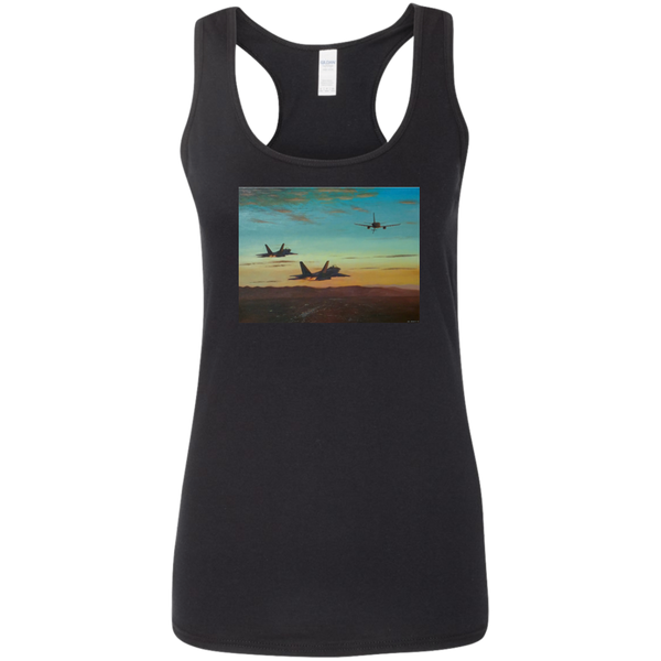 Time To Refuel Ladies' Softstyle Racerback Tank