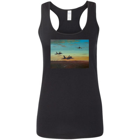 Time To Refuel Ladies' Softstyle Racerback Tank