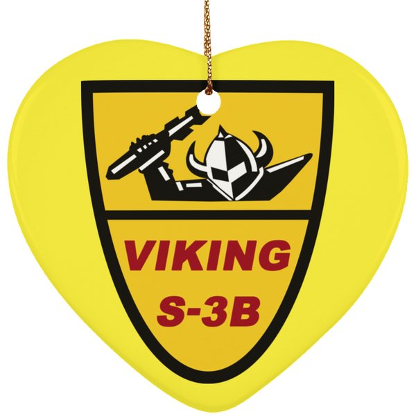 S-3 Viking 1 Ornament - Heart