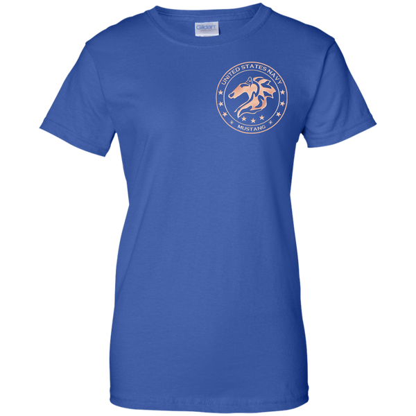 Mustang 8 Ladies Custom Cotton T-Shirt