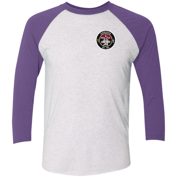 VAQ 134 4c Baseball Raglan T-Shirt