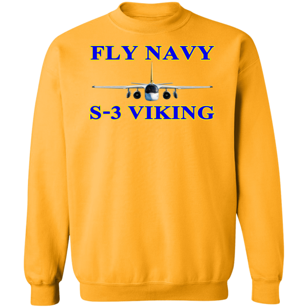 Fly Navy S-3 1 Crewneck Pullover Sweatshirt