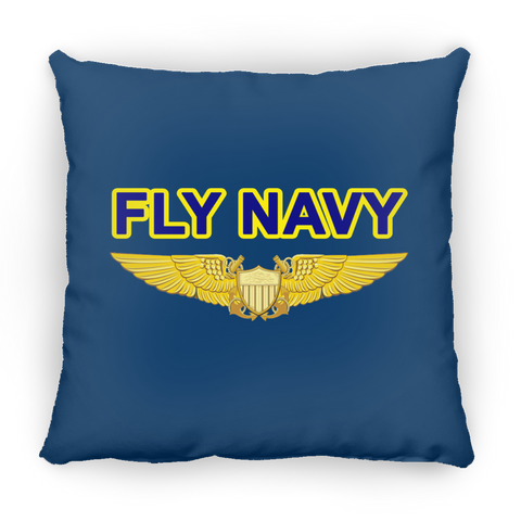 Fly Navy NFO Pillow - Square - 14x14