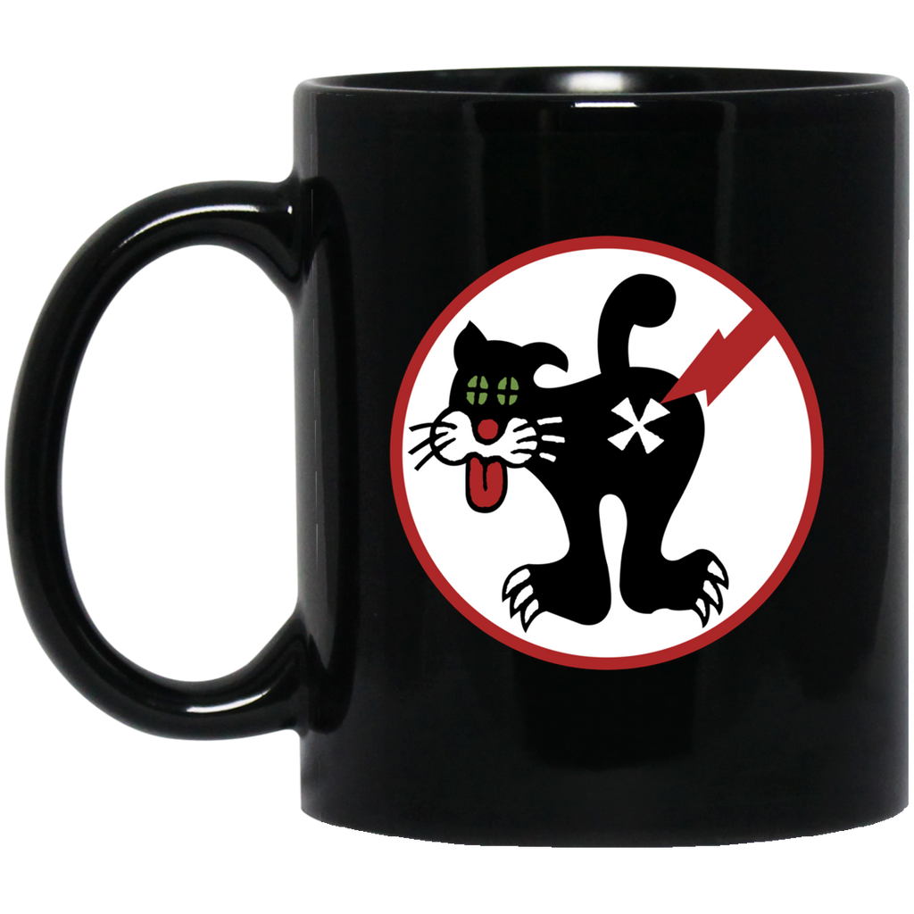 Duty Cat 1 Black Mug - 11oz