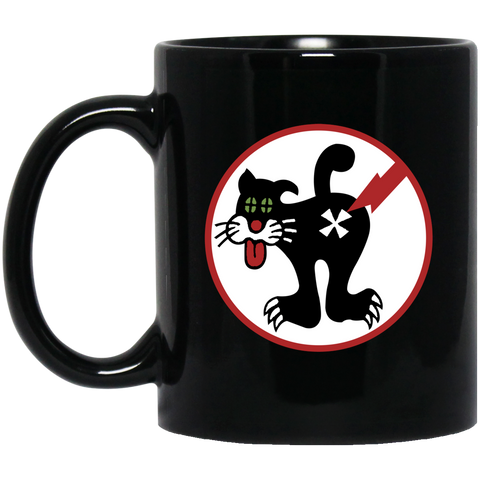 Duty Cat 1 Black Mug - 11oz
