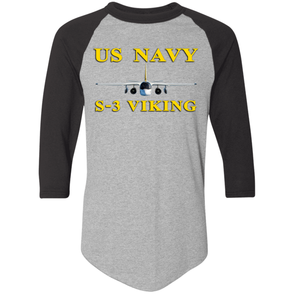 US Navy S-3 3 Colorblock Raglan Jersey