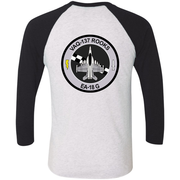 VAQ 137 5c Baseball Raglan T-Shirt