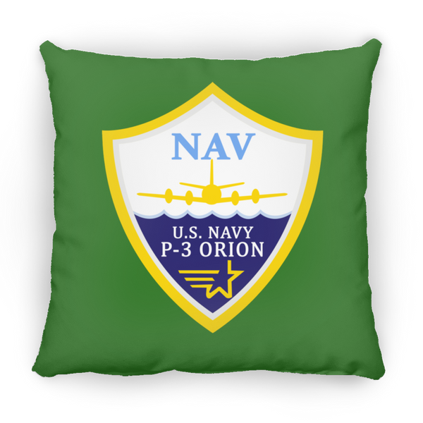 P-3 Orion 3 NAV Pillow - Square - 16x16