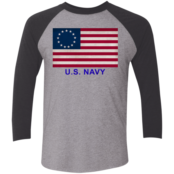 Betsy Ross USN 1 Baseball Raglan T-Shirt