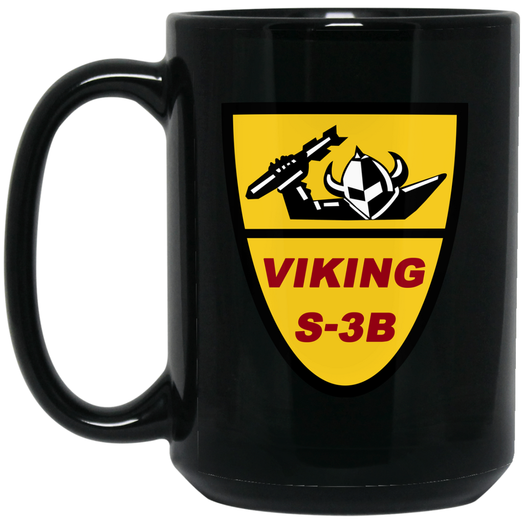 S-3 Viking 1 Black Mug - 15oz