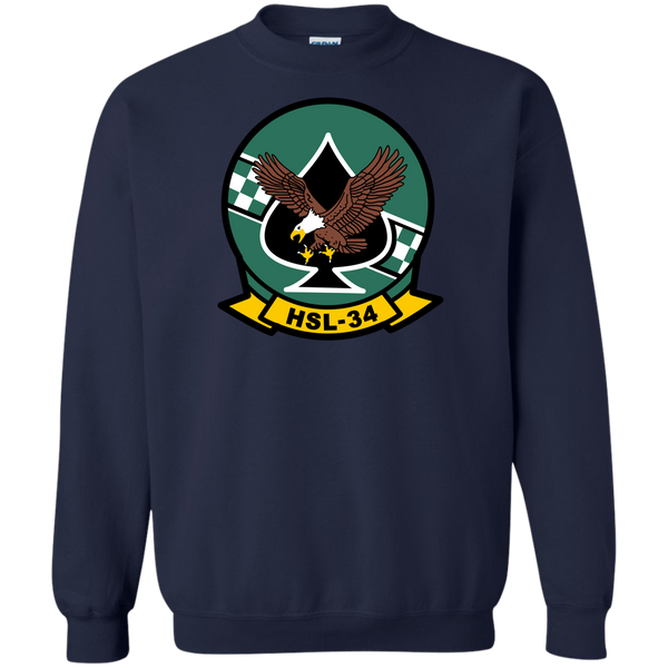 HSL 34 1 Crewneck Pullover Sweatshirt