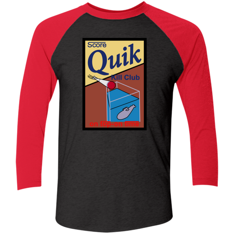 Quik Kill Club Baseball Raglan T-Shirt