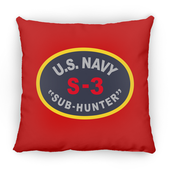 S-3 Sub Hunter Pillow - Square - 14x14