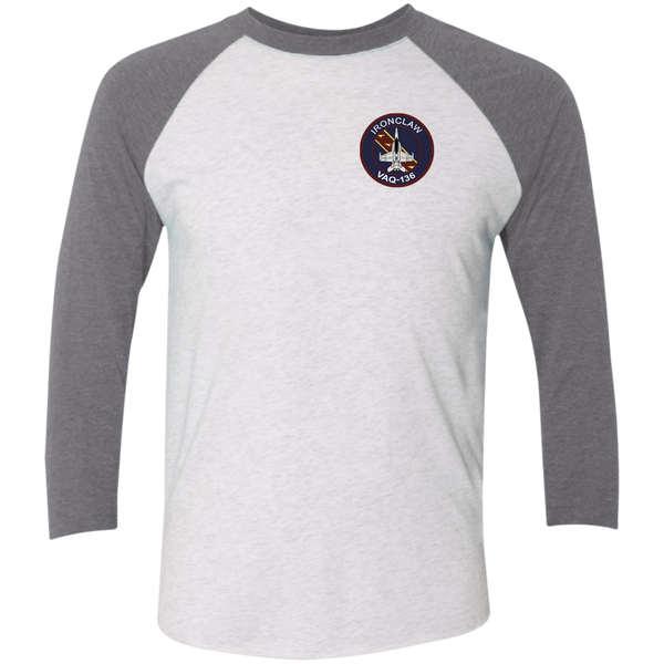 VAQ 136 5c Baseball Raglan T-Shirt