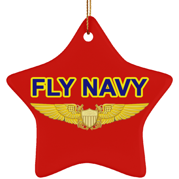 Fly Navy NFO Ornament - Star