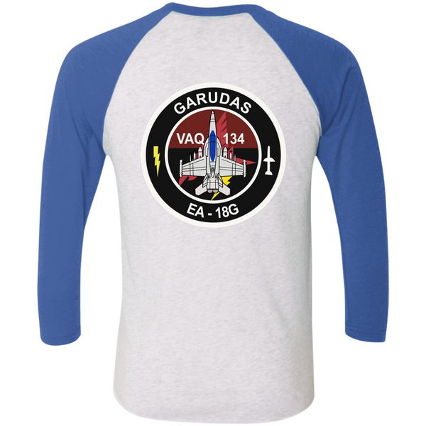 VAQ 134 4c Baseball Raglan T-Shirt