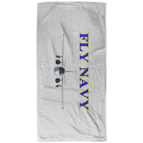 Fly Navy S-3 2 Bath Towel - 32x64