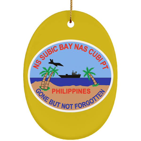 Subic Cubi Pt 08 Ornament - Oval