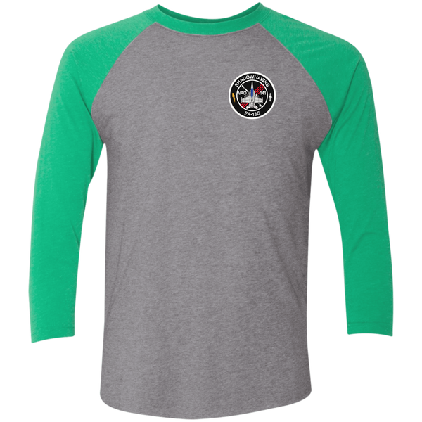 VAQ 141 6c Baseball Raglan T-Shirt