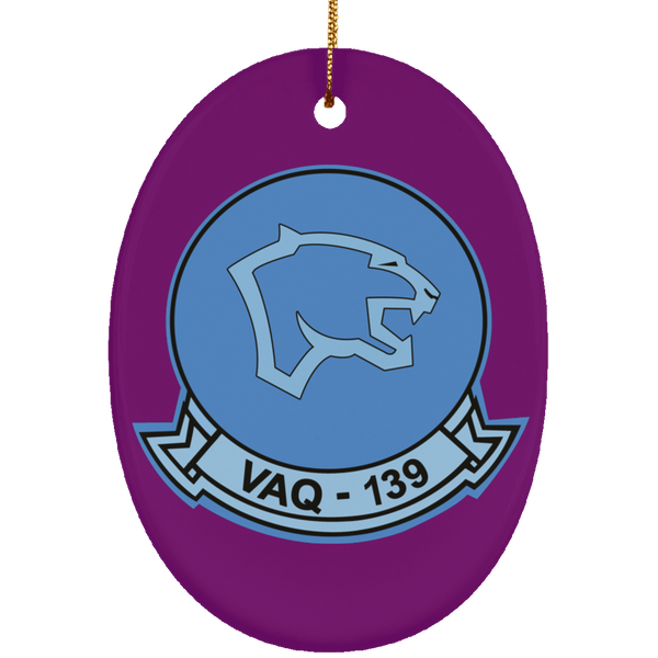 VAQ 139 1 Ornament Ceramic - Oval