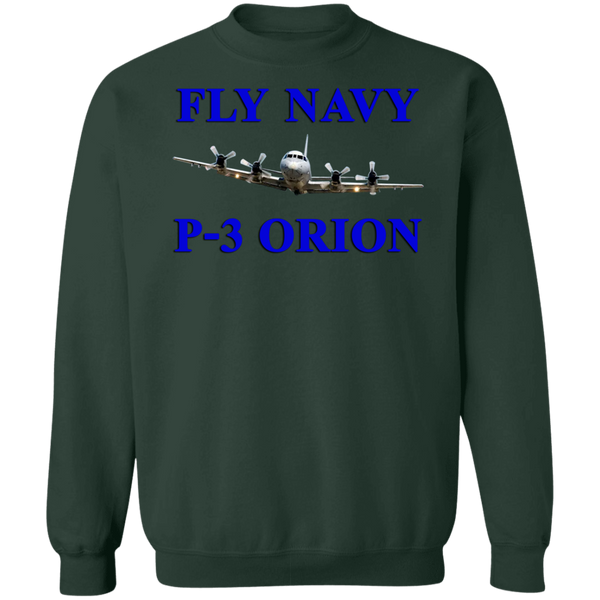 Fly Navy P-3 1 Crewneck Pullover Sweatshirt